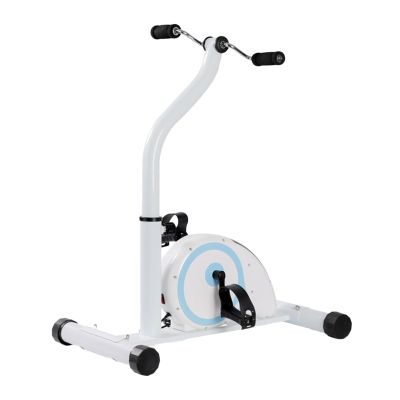 BXKCFYBSQ Pedal Exerciser,Bike Pedal Exerciser,Mini Exercise Bikes,with Handle Adjustable Fitness Equipment for Seniors for Arm or Leg Fitness and Rehabilitation Training