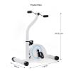 BXKCFYBSQ Pedal Exerciser,Bike Pedal Exerciser,Mini Exercise Bikes,with Handle Adjustable Fitness Equipment for Seniors for Arm or Leg Fitness and Rehabilitation Training view 2