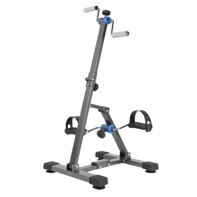 BXKCFYBSQ Bike Pedal Exerciser,Mini Exercise Bikes,Pedal Exerciser,with Handle Adjustable for Suitable for Anyone for Rehabilitation Training and Arm or Leg Fitness