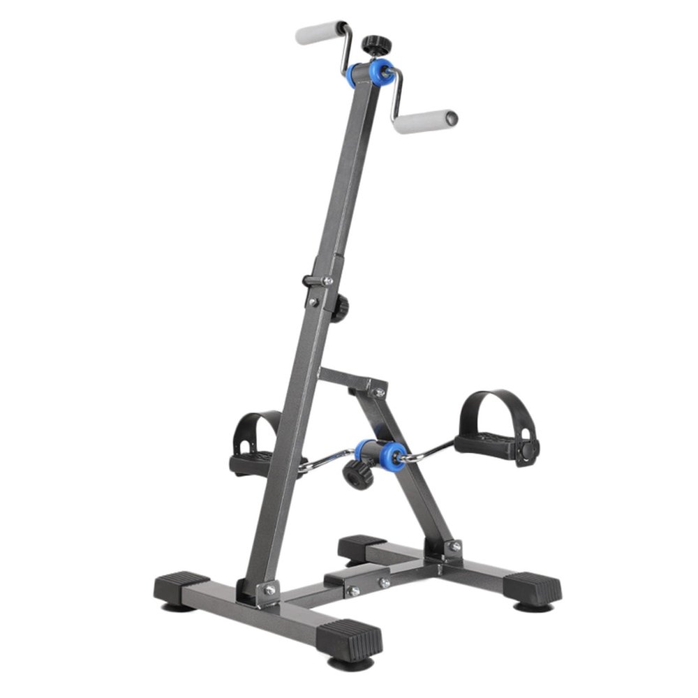 BXKCFYBSQ Bike Pedal Exerciser,Mini Exercise Bikes,Pedal Exerciser,with Handle Adjustable for Suitable for Anyone for Rehabilitation Training and Arm or Leg Fitness