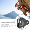 HERCHR Rock Climbing Rope Grab, Climbing Ascender Fall Protection Device Climbing Rope Grab Stop Descender SelfBraking Clamp Device view 4