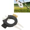 Pilipane Golfer Divot Fork Bottle Opener Brush and Golfer Equipment Maintenance, 4PCS Multifunctional Golfer Divot Tool Brush Set, for Golfer Gear Care Kit view 2
