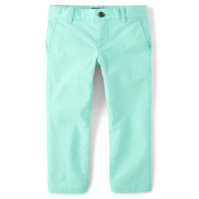 The Children's Place,Stretch Skinny Chino Pants,7 Mellow Aqua