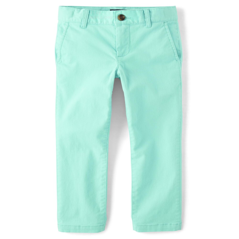 The Children's Place,Stretch Skinny Chino Pants,7 Mellow Aqua