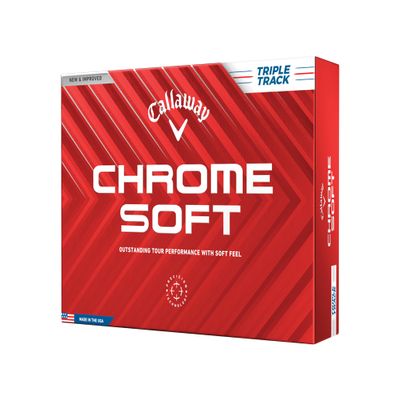 Callaway Golf Chrome Soft Golf Balls (Triple Track (White)