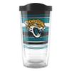 Tervis NFL Jacksonville Jaguars - Hype Stripes Made in USA Double Walled Insulated Tumbler Travel Cup Keeps Drinks Cold & Hot, 16oz, Classic view 1