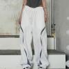 Womens Cargo Pants Baggy Parachute Y2K Teen Girls Elastic High Waisted Pants Lightweight Drawstring Fashion Cargo Pants view 2