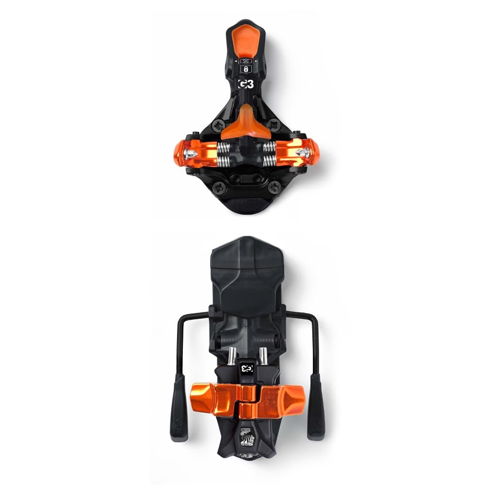 G3 Genuine Guide Gear ION 12 Backcountry Ski Bindings, Step-in Guidance, Powerful Lightweight Touring Binding, QuickFlick Heel Lifts, User Friendly Heel Rotation, Pair 2024