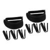 BESPORTBLE 2sets Bike Toe Straps Pack Bike Pedal Straps Strong Adhesive for Nylon No Buckle 4pcs*2
