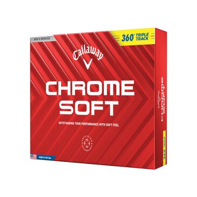 Callaway Golf Chrome Soft Golf Balls (360 Triple Track (Yellow)
