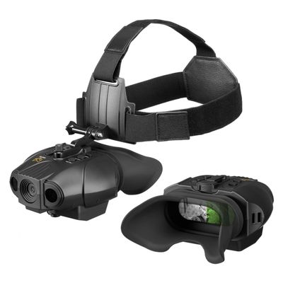 Night Vision Goggles - Nightfox Swift 2 Pro NVG Goggles, Head or Helmet Mounted, Wide FOV, 1x Magnification NVGs, 1080p Video Recording, Stealth Infrared 940nm IR, Tactical Digital NODs for Airsoft