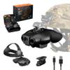 Night Vision Goggles - Nightfox Swift 2 NVG Goggles, Head or Helmet Mounted, Wide FOV, 1x Magnification, Infrared Night Vision Binoculars Stealth 940nm IR, Tactical Digital NODs for Airsoft view 1