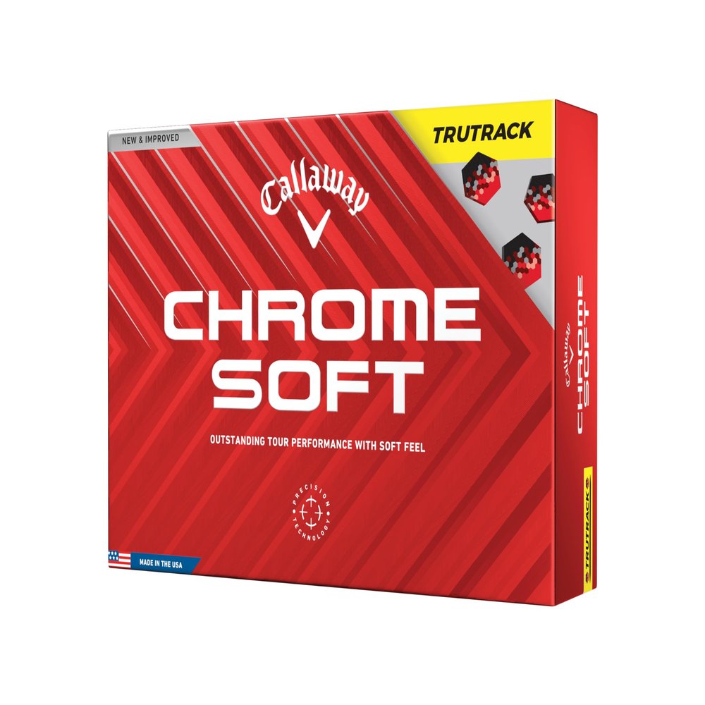 Callaway Golf Chrome Soft Golf Balls (True Track (Yellow)
