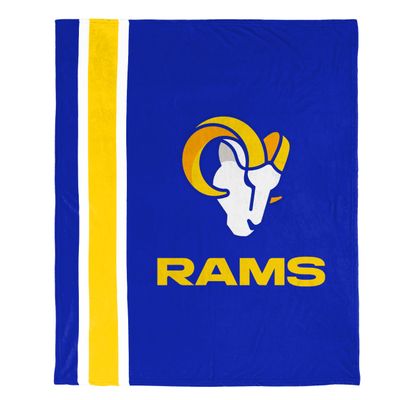 FOCO NFL Plush Soft Micro Raschel Throw Blanket, 50 x 60 Los Angeles Rams
