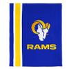 FOCO NFL Plush Soft Micro Raschel Throw Blanket, 50 x 60 Los Angeles Rams view 1