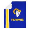 FOCO NFL Plush Soft Micro Raschel Throw Blanket, 50 x 60 Los Angeles Rams view 2