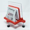 Adjustable Alignment & Leveling Dock Stand for Flightscope Mevo Plus (Mevo+) 2023 Edition w/Ball-Ricochet Protection (Red)