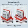 Adjustable Alignment & Leveling Dock Stand for Flightscope Mevo Plus (Mevo+) 2023 Edition w/Ball-Ricochet Protection (Red) view 4
