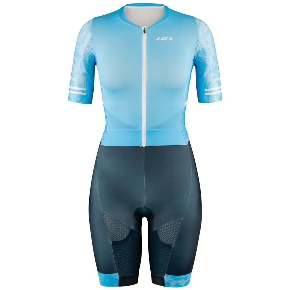 Louis Garneau Women's Aero Tri Suit (US, Alpha, Small, Regular, Regular, Alaska Blue)