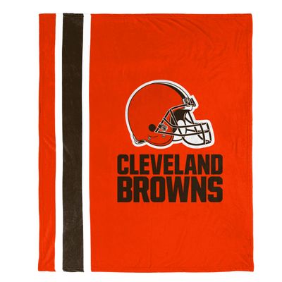 FOCO NFL Plush Soft Micro Raschel Throw Blanket, 50 x 60 Cleveland Browns