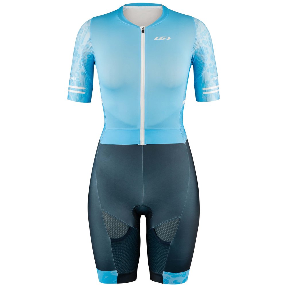 Louis Garneau Women's Aero Tri Suit (US, Alpha, Medium, Regular, Regular, Alaska Blue)