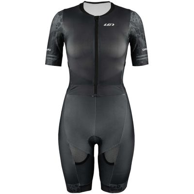 Louis Garneau Women's Aero Tri Suit (US, Alpha, Medium, Regular, Regular, Black)