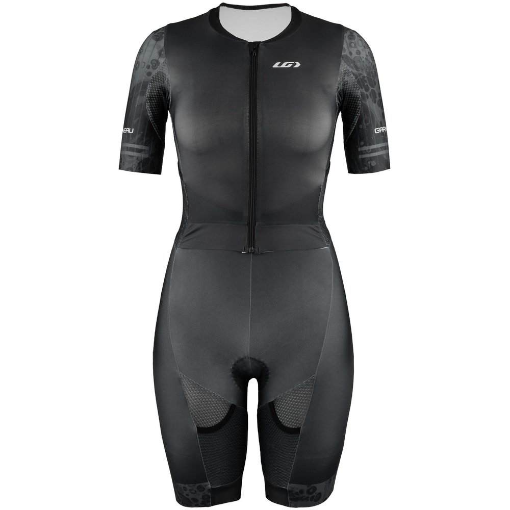 Louis Garneau Women's Aero Tri Suit (US, Alpha, Medium, Regular, Regular, Black)