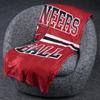 FOCO NFL Micro Raschel Plush Throw Blanket, Stripe Logo 45 x 60, Tampa Bay Buccaneers view 3