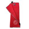 Ghost Golf Magnetic Towel (Greenside) - Premium Ultra-Absorbent Microfiber Golf Towel with Magnet for Golf Carts or Clubs - 18" x 18" Golfing Gear - Waffle Weave Pattern (Red) view 4