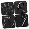 Sosoport 55pcs Stainless Steel Fly Fishing Rod Tip Repair Kit Set Top Ring Guide Eye Set for DIY Rod Building Supplies view 4