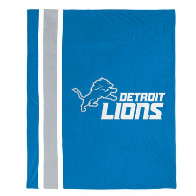FOCO NFL Plush Soft Micro Raschel Throw Blanket, 50 x 60 Detroit Lions