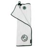 Ghost Golf Magnetic Towel (Greenside) - Premium Ultra-Absorbent Microfiber Golf Towel with Magnet for Golf Carts or Clubs - 18" x 18" Golfing Gear - Waffle Weave Pattern (White) view 4