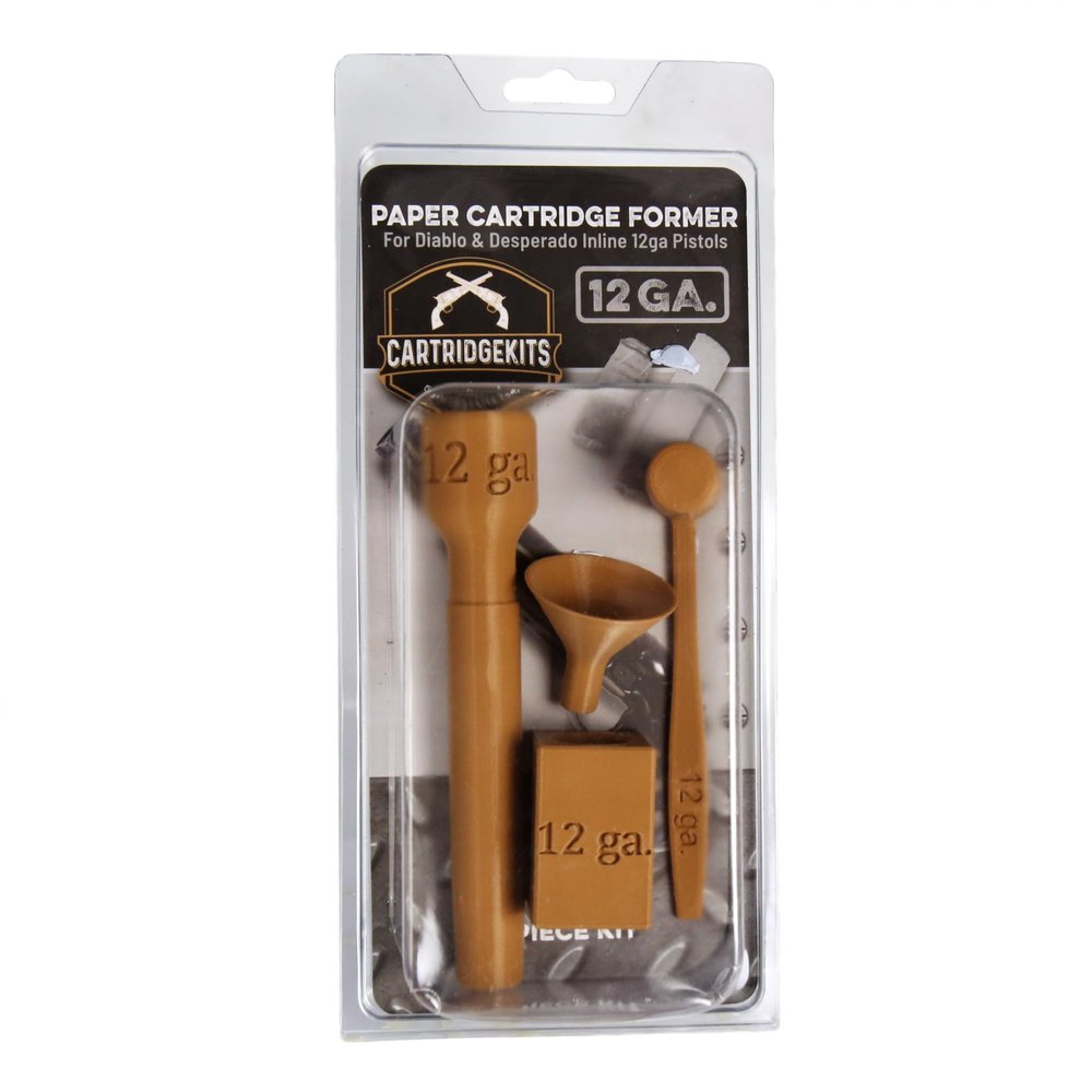 12 Gauge Paper Cartridge Former Basic Kit for Black Powder 12 Gauge Pistol