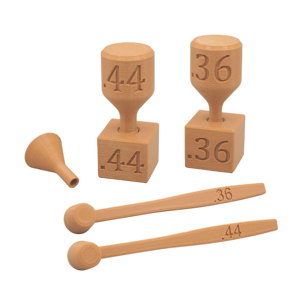 36 & 44 Cal. Paper Cartridge Former Basic Kit for Black Powder Percussion Revolver