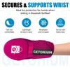GETORIUM Baseball Sliding Mitt for Base Running - Soft, Flexible, Breathable, Durable, Easy to Wear (Youth, Pink) view 2