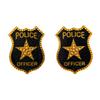 ARRESTING DEVELOPMENT Police Officer Badge Glitter and Gem NipplePasties, Covers (2pcs) for Burlesque, Rave Carnival Halloween and Festivals view 1