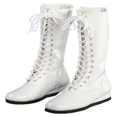 Pro Wrestling Boots Kids Wrestler Halloween Costume Cosplay White