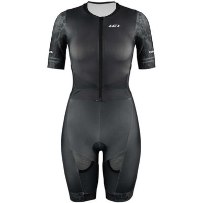 Louis Garneau Women's Aero Tri Suit (US, Alpha, Large, Regular, Regular, Black)