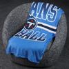 FOCO NFL Micro Raschel Plush Throw Blanket, Stripe Logo 45 x 60, Tennessee Titans view 3