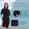 OMGear Diving Suit 3mm Neoprene Wetsuit Women Shorty Suit Short Sleeve Snorkel Suit Scuba Dive Suits Swimwear(WomenAqua75,2XL) view 2