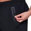 RBX Men's Black Fleece Sweatpants with Pockets and Zipper view 2