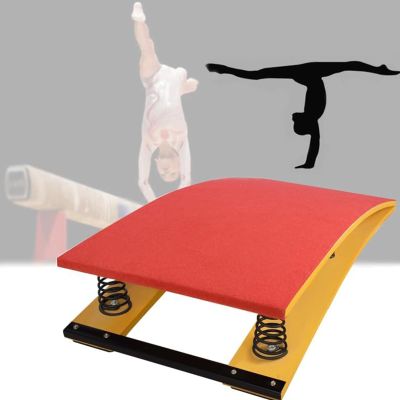 Curved Spring Board Big Kids Junior Gymnastics Springboard Big Kids Junior Gymnastics Springboard for Vault, Home Vault Mini Trampoline, for School Home Gym, Bar, Basement