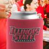 VictoryStore Illinois State University Can Coolers  Officially Licensed Redbird Design  Set of 100 Foldable Drink Sleeves  Fits 1216 oz Cans & Bottles  ISU Team Spirit Coolies  Printed in USA view 4