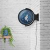 The Fan-Brand NBA Minnesota Timberwolves: Original Round Rotating Lighted Wall Sign- Sports Decor for Home, Game Room, Fan Cave & Garage - USA Made view 2