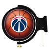 The Fan-Brand NBA Washington Wizards: Basketball - Original Round Rotating Lighted Wall Sign- Sports Decor for Home, Game Room, Fan Cave & Garage - USA Made view 1