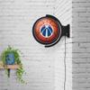 The Fan-Brand NBA Washington Wizards: Basketball - Original Round Rotating Lighted Wall Sign- Sports Decor for Home, Game Room, Fan Cave & Garage - USA Made view 2