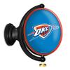 The Fan-Brand NBA Oklahoma City Thunder: Original Oval Rotating Lighted Wall Sign- Sports Decor for Home, Game Room, Fan Cave & Garage - USA Made view 1