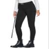 FitsT4 Sports Women's Winter Horse Riding Pants with Zipper Pockets Full Seat Riding Tights Fleece Lined Equestrian Breeches for Women Black L view 1