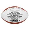KWOOD Personalized Football Gift for Daughter, Engraved Leather Indoor/Outdoor Football with Pump & Carrying Bag, Birthday Christmas Graduation Gift for Daughter view 1