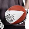 KWOOD Personalized Football Gift for Daughter, Engraved Leather Indoor/Outdoor Football with Pump & Carrying Bag, Birthday Christmas Graduation Gift for Daughter view 3